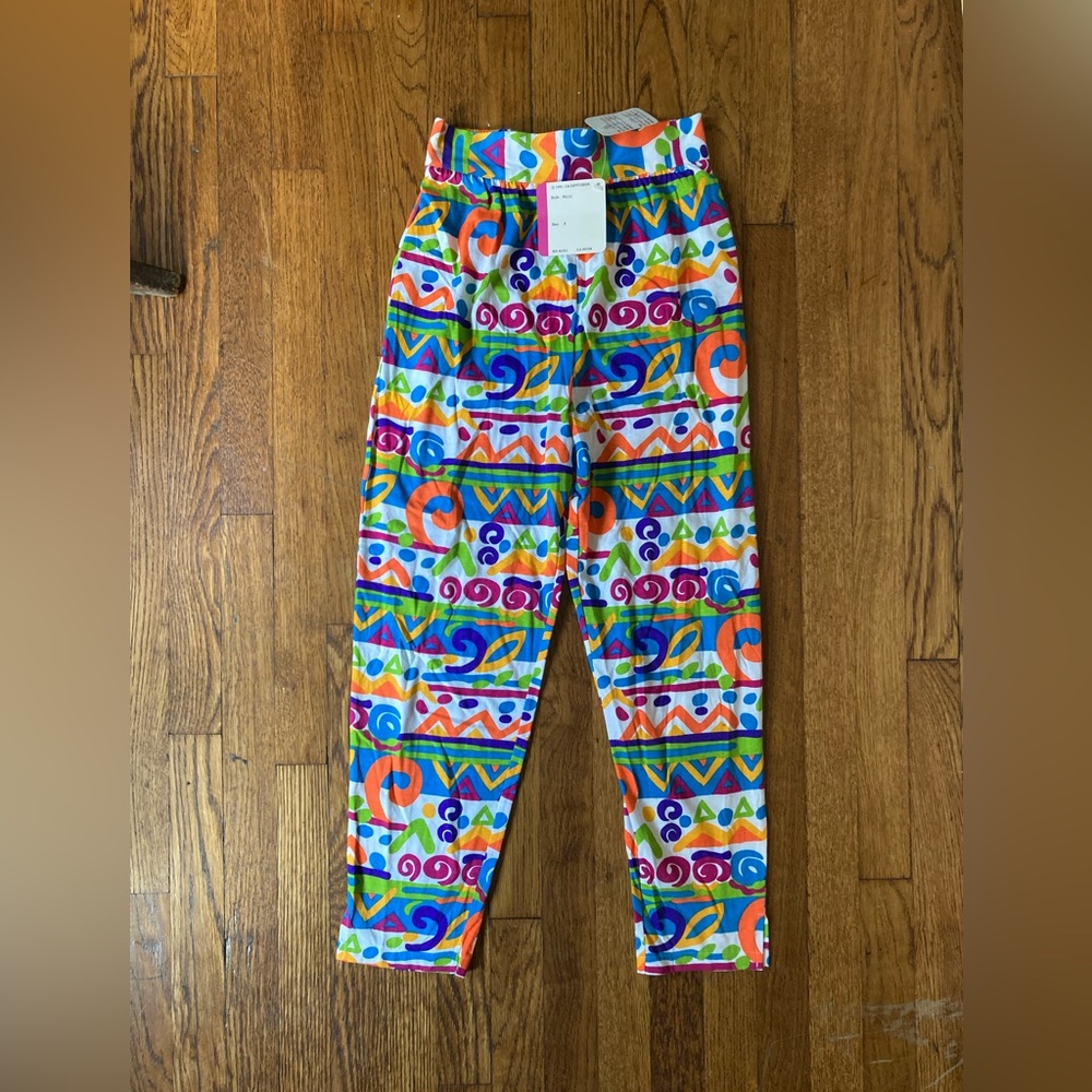 Vintage Deadstock 90s Pants/Legging w Original Tags IB Diffusion